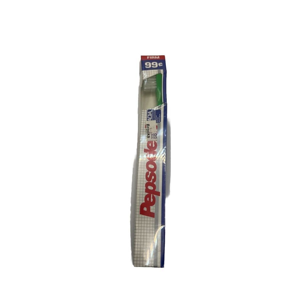Vintage Pepsodent‎  FIRM  Rounded Bristles Green Toothbrush New